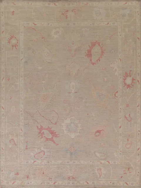 Vegetable Dye Oushak Turkish Area Rug 8x10