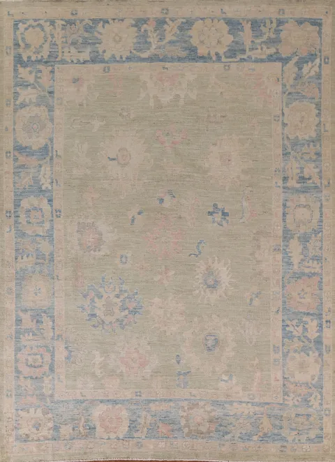 Vegetable Dye Oushak Oriental Area Rug 8x10