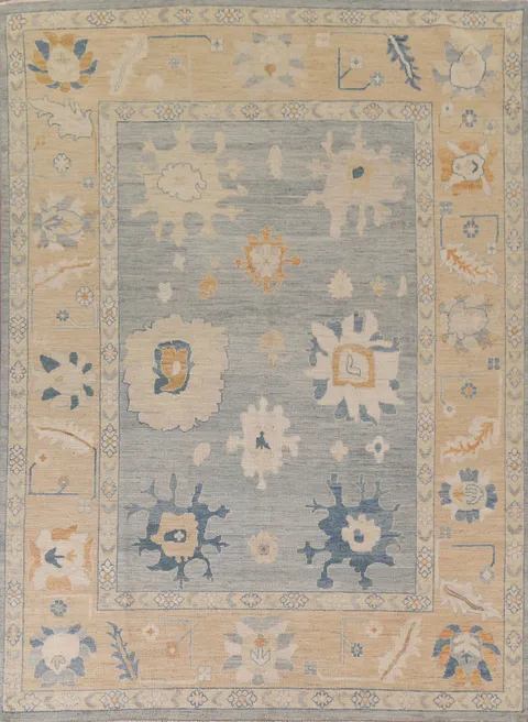 Vegetable Dye Oushak Oriental Area Rug 8x10