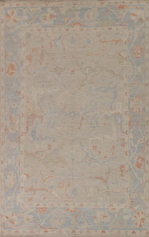 Vegetable Dye Oushak Oriental Area Rug 9x12