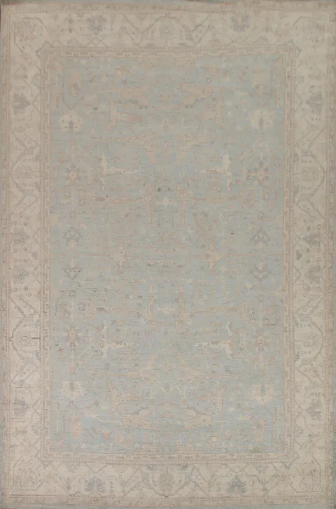 Vegetable Dye Oushak Oriental Area Rug 9x12