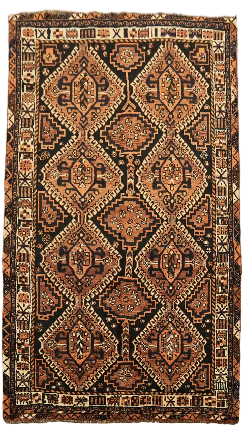 Charming Vintage Tribal Lori Persian Area Rug 5x8 ft