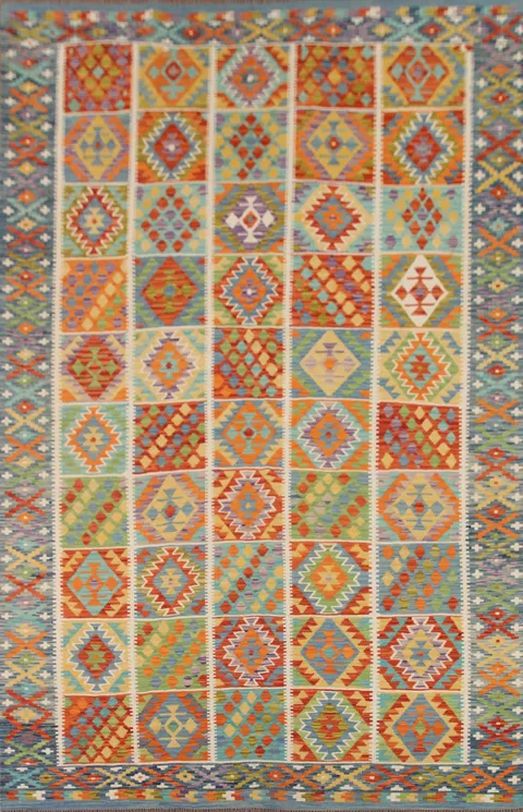 Colorful Kilim Oriental Area Rug 8x11