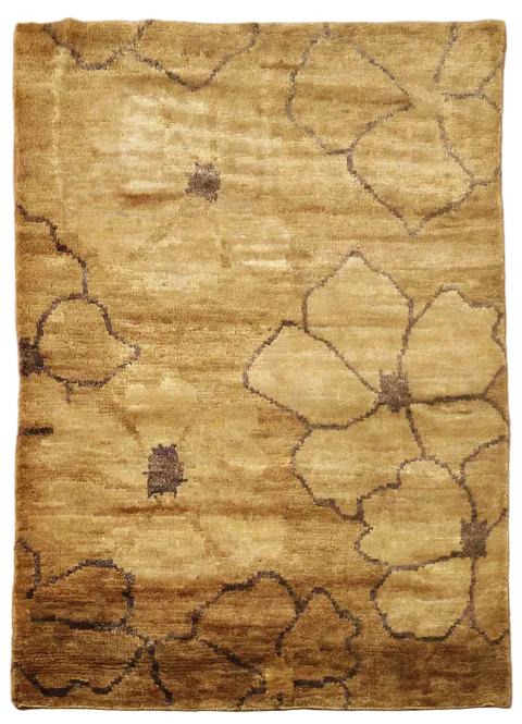 Floral Abstract Oriental Area Rug 5x7