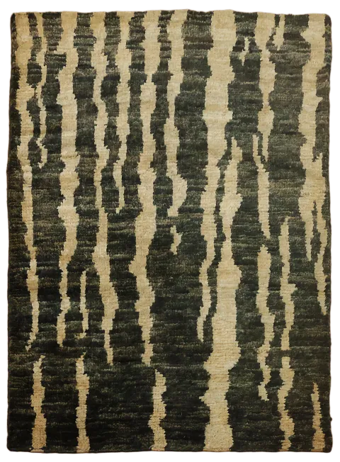 Abstract Moroccan Oriental Area Rug 5x6