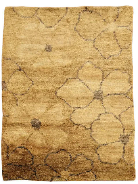 Floral Abstract Oriental Area Rug 5x7