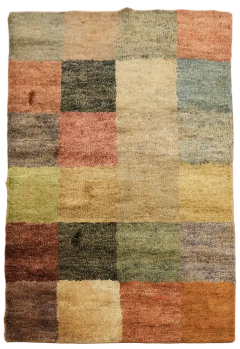 Chic Patchwork Design Rug in Earthy Tones for Home Decor 4x6 ft