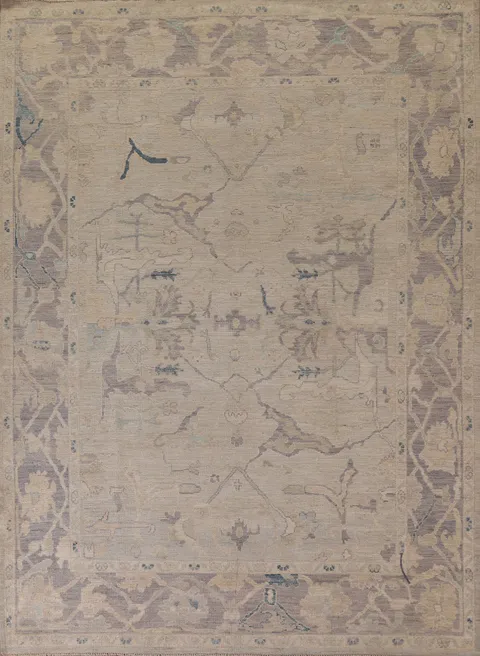 Wool Oushak Turkish Area Rug 8x10