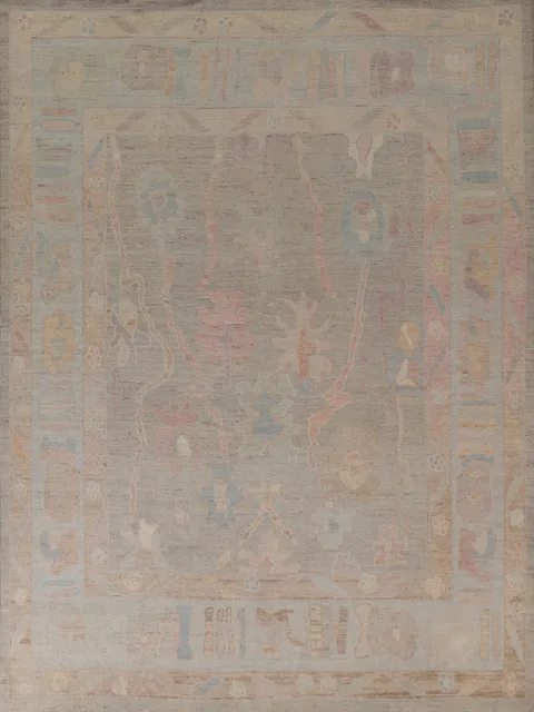 Oushak Vegetable Dye Area Rug 8x10