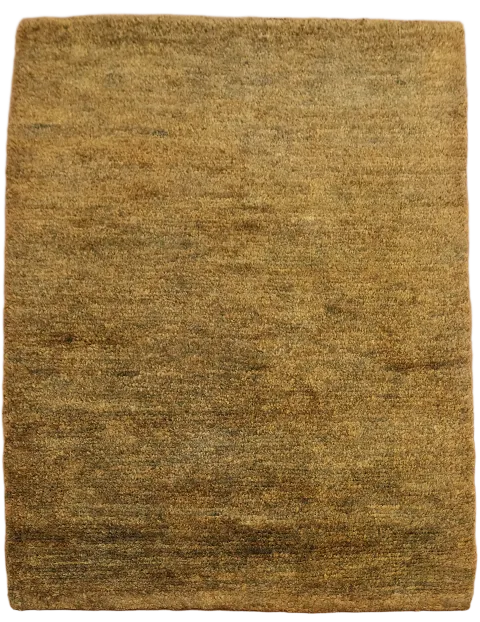 Gold Abstract Oriental Area Rug 5x6