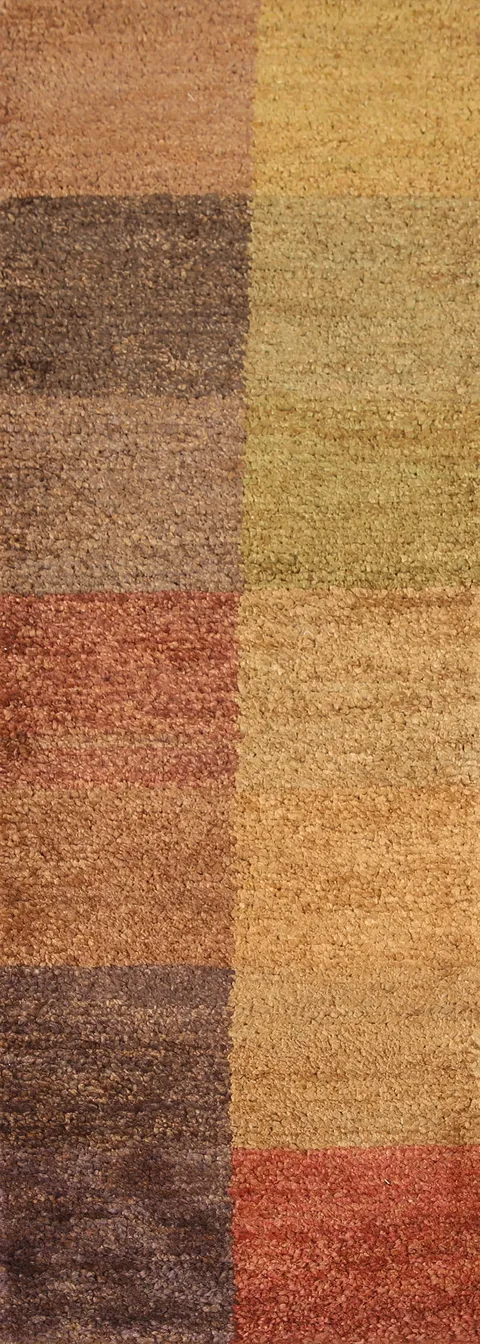 Modern Oriental Runner Rug 2x7