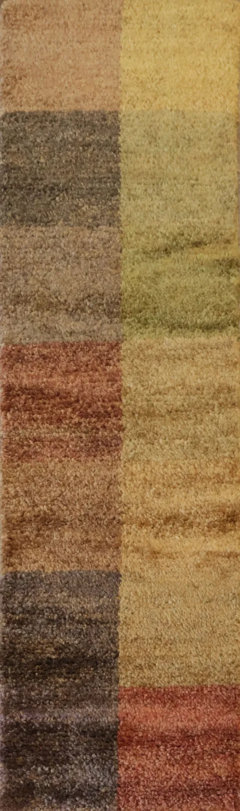 Multicolored Patchwork Rug for a Unique Home Decor Touch 2'x7'