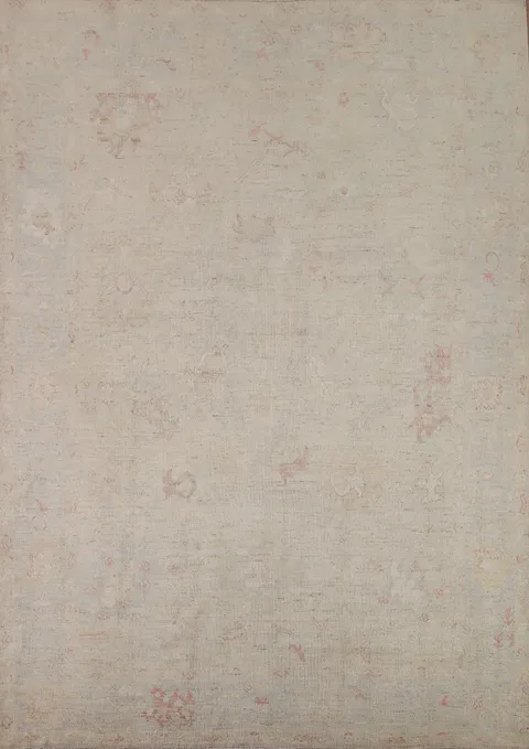 Muted Oushak Vegetable Dye Area Rug 8x10