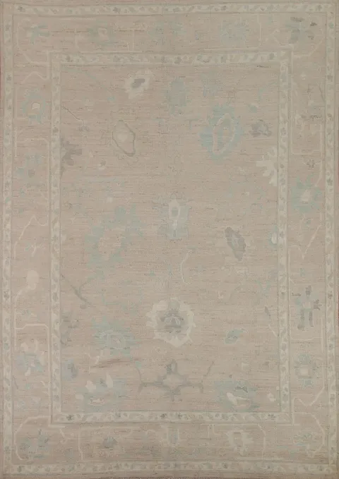 Vegetable Dye Oushak Turkish Area Rug 8x10