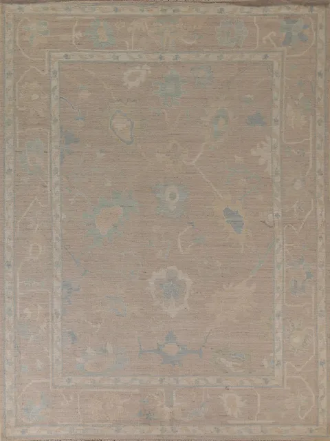 Vegetable Dye Oushak Turkish Area Rug 8x10