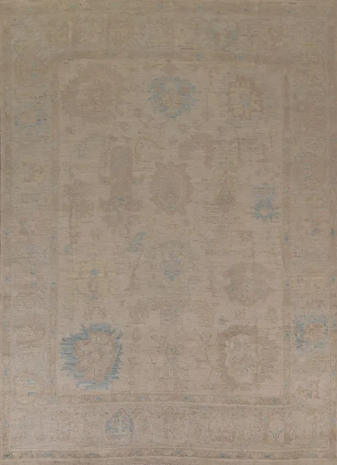 Vegetable Dye Oushak Turkish Area Rug 8x10