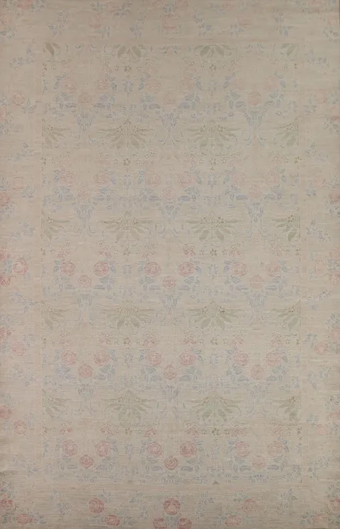 Vegetable Dye Oushak Turkish Area Rug 10x14
