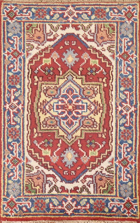 Handmade Heriz Serapi Oriental Rug 2x3