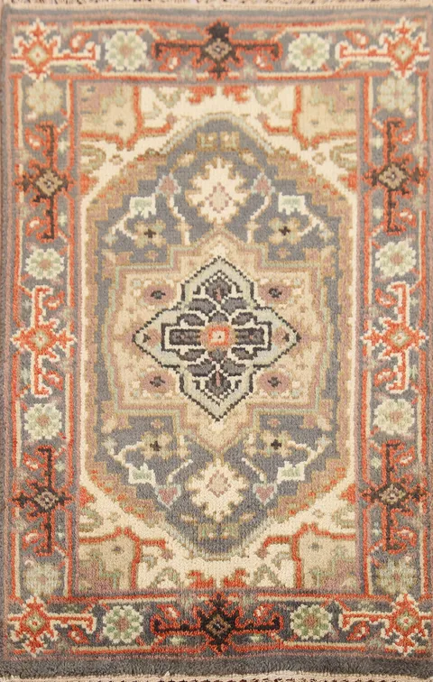 Gray Heriz Serapi Foyer Size Rug 2x3