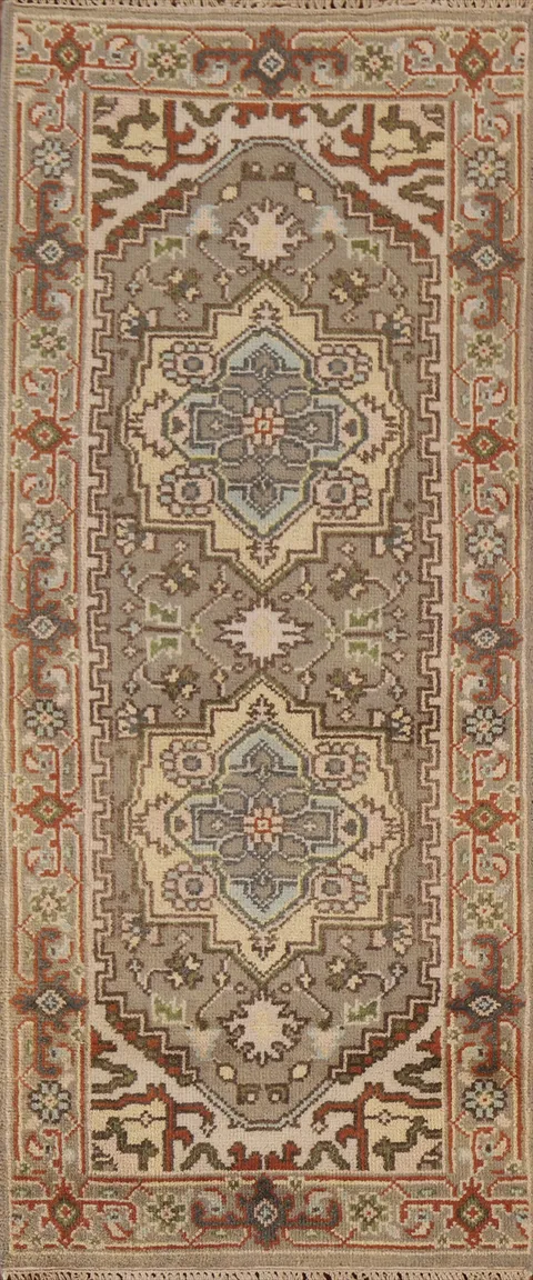 Geometric Heriz Serapi Oriental Area Rug 3x6