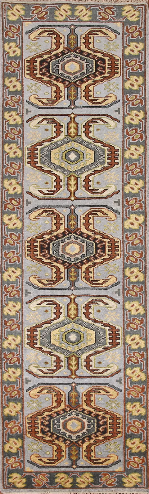Wool Heriz Serapi Oriental Runner Rug 3x10