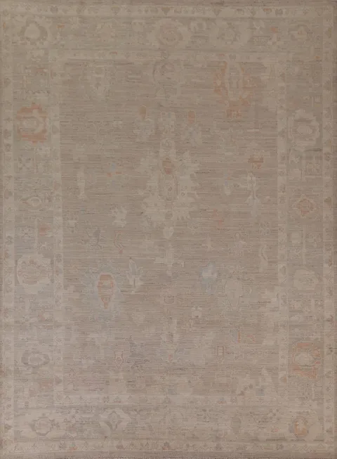 Vegetable Dye Oushak Turkish Area Rug 8x10