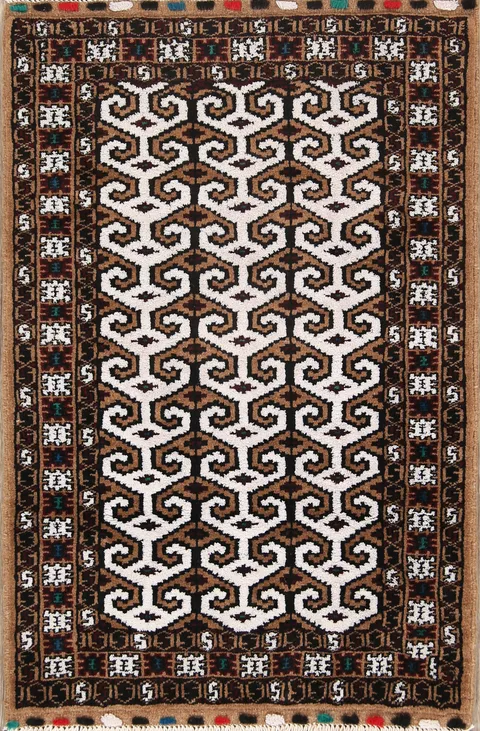 3x4 Balouch Persian Area Rug