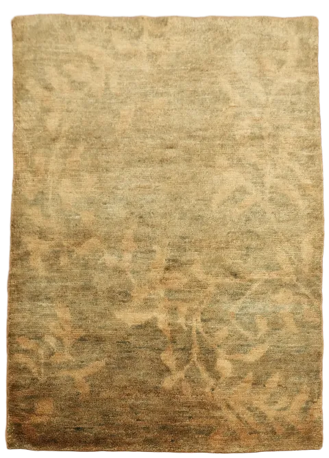 Hand-Knotted Abstract Area Rug 6x8