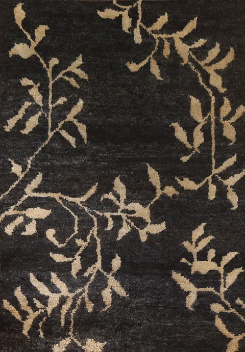 Abstract Oriental Area Rug 5x8