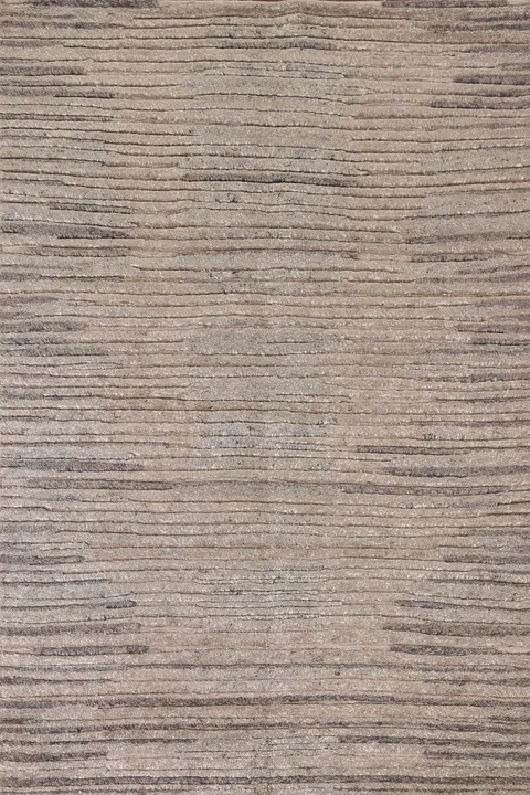 Striped Contemporary Oriental Area Rug 5x8