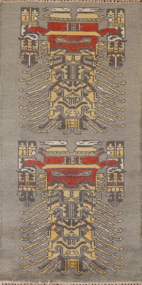 Geometric Heriz Serapi Oriental Area Rug 3x6