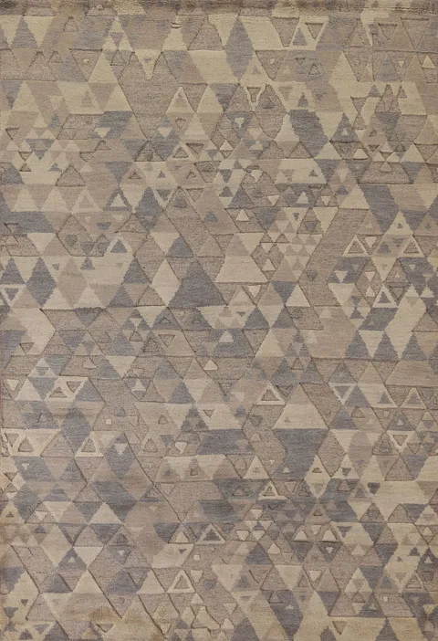 All-Over Geometric Moroccan Area Rug 6x8