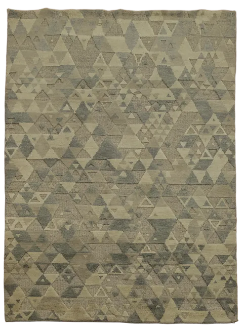 All-Over Geometric Moroccan Area Rug 6x8