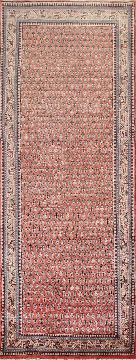 All-Over Botemir Persian Runner Rug 4x10