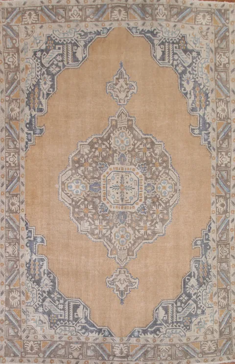 Handmade Wool Tabriz Persian Area Rug 9x13