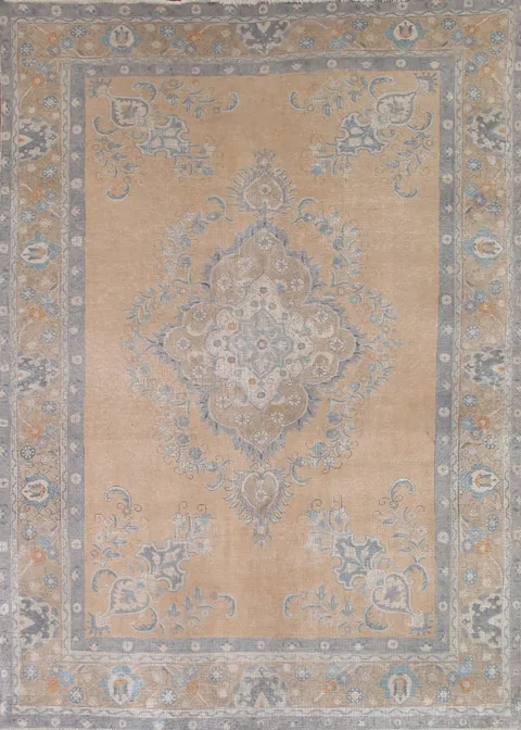 Handmade Wool Tabriz Persian Area Rug 9x12