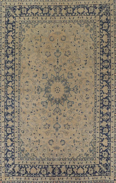 Vintage Floral Najafabad Persian Area Rug 8x12