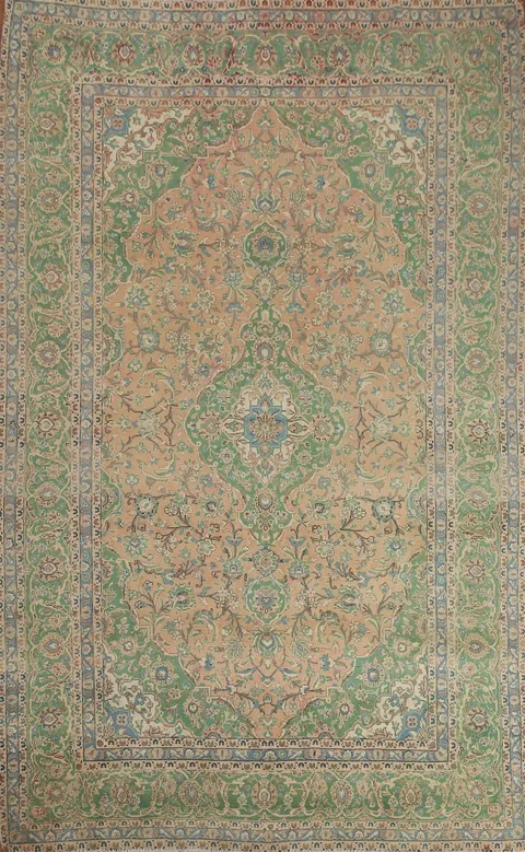 Traditional Kashan Persian Area Rug 8x11