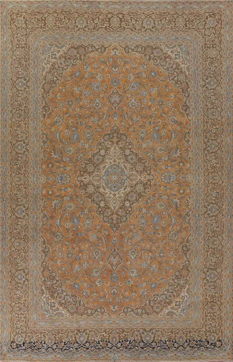 Traditional Kashan Persian Area Rug 10x13