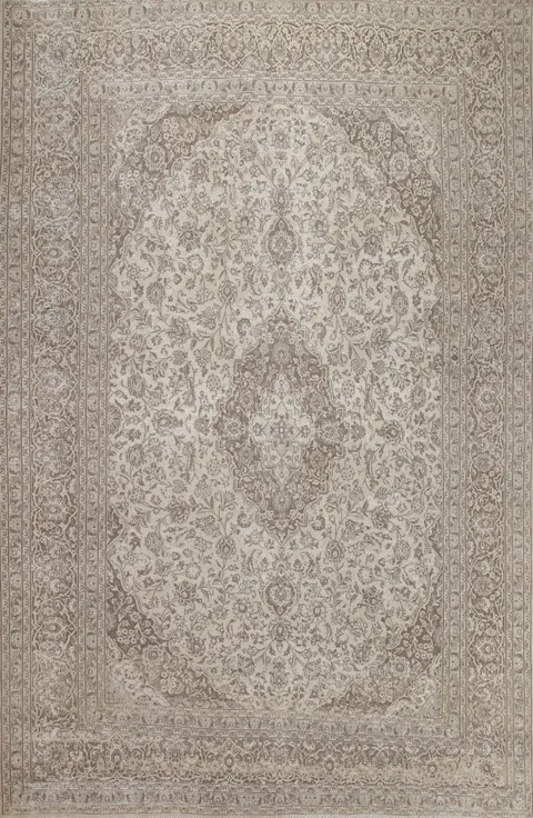 Traditional Mashad Persian Area Rug 9x12
