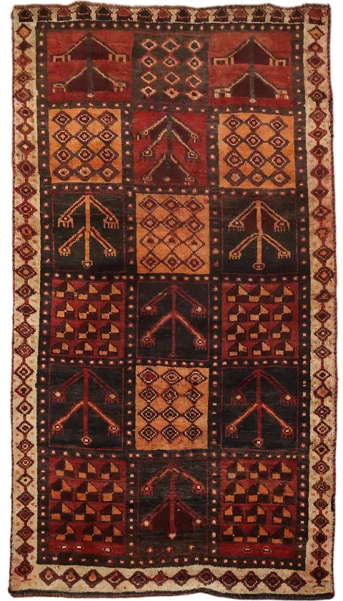 Handwoven Heritage Rug with Intricate Tribal Geometrical 4x7