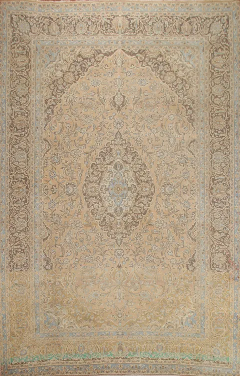 Traditional Kashan Persian Area Rug 9x13