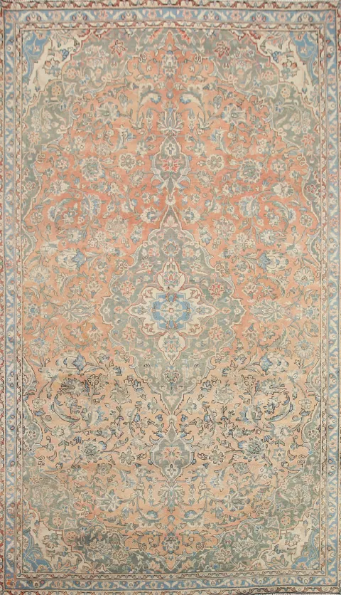 Floral Mashad Persian Area Rug 7x10