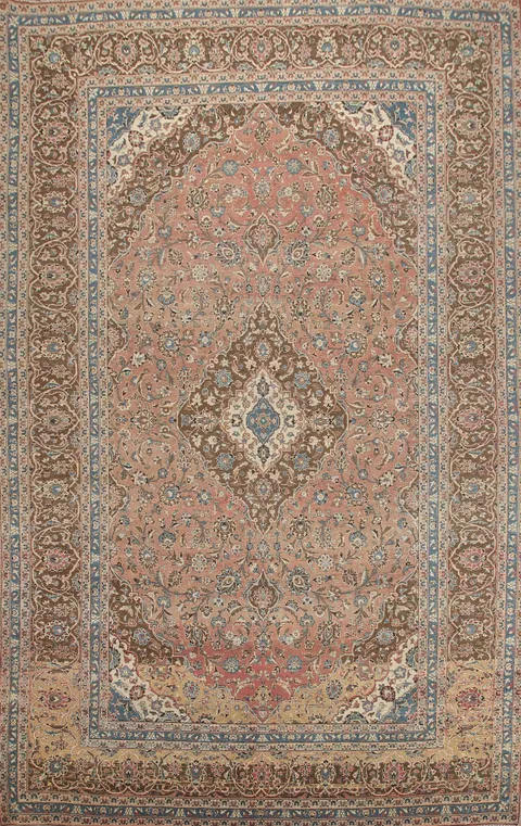 Traditional Kashan Persian Area Rug 10x13