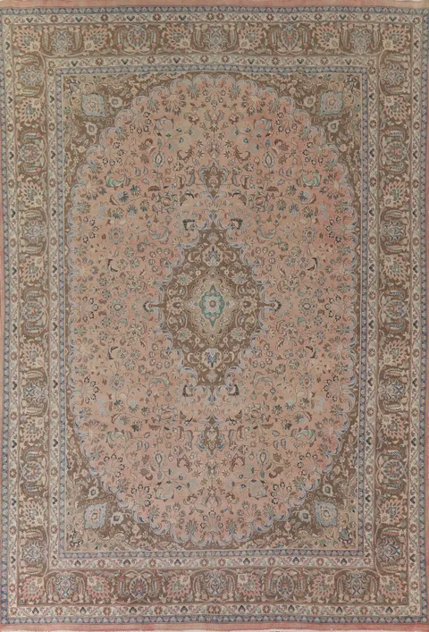 Traditional Kashan Persian Area Rug 9x12