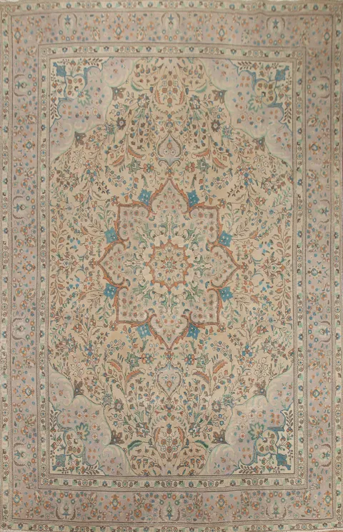 Handmade Wool Tabriz Persian Area Rug 10x13