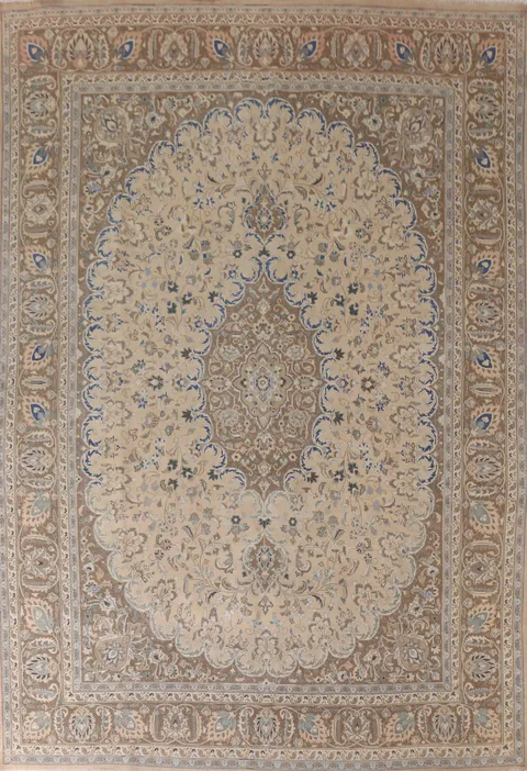Floral Mashad Persian Area Rug 10x13
