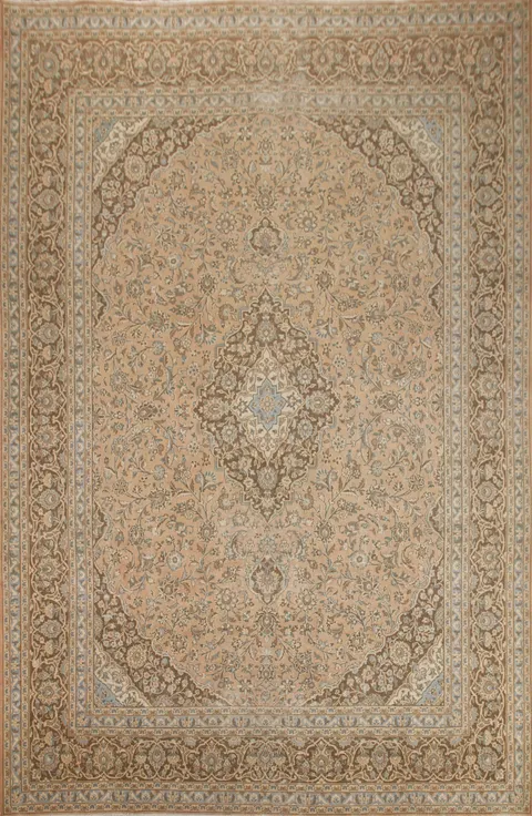 Traditional Mashad Persian Area Rug 10x12