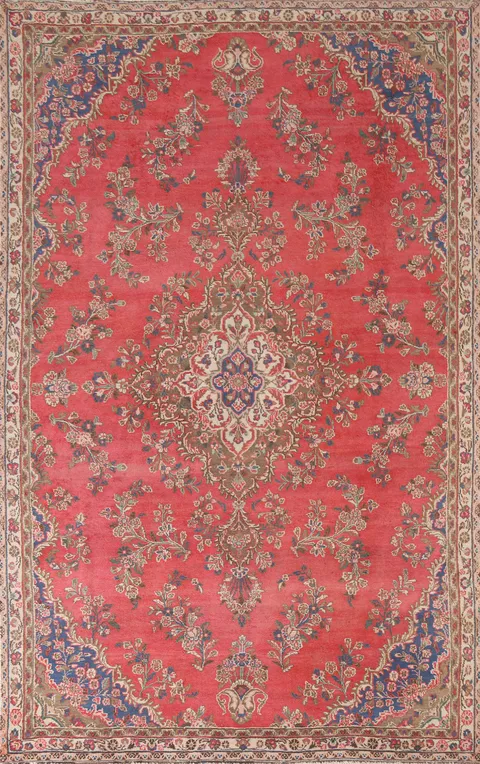 Floral Hamedan Persian Area Rug 7x10