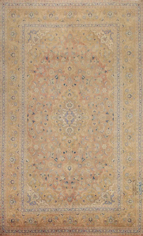 Traditional Mashad Persian Area Rug 8x12